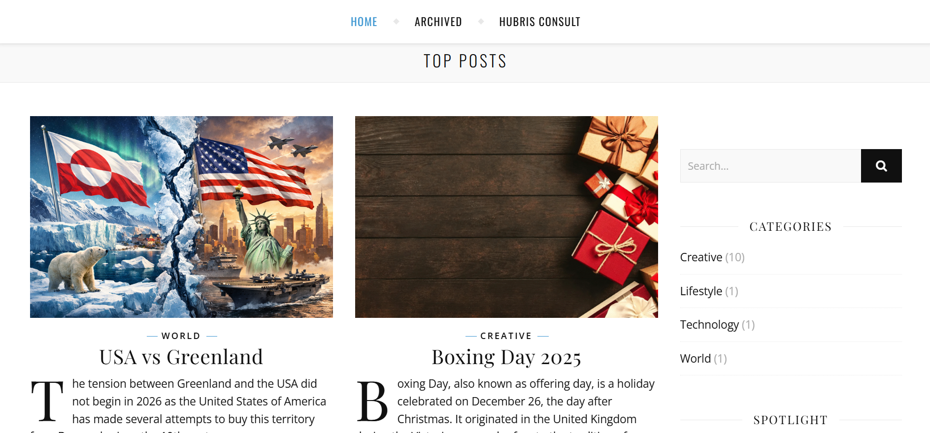 News and Media Publishing Website